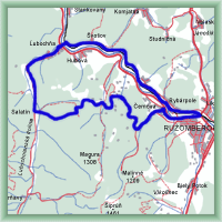 Fahrradstrecken - Trasse Lubochnianská