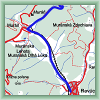 Fahrradstrecken - Revúca - Červená Skala