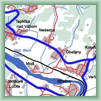 Fahrradstrecken - Žilina - Krasňany - Žilina