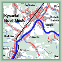Fahrradstrecken - Kysucké Nové Město - Kotrčiná Lúčka - Žilina - Kysucké Nové Město