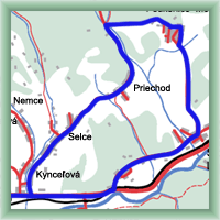 Fahrradstrecken - Banská Bystrica - Podkonice - Banská Bystrica