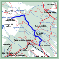 Fahrradstrecken - Durch das Tal von Biela Voda