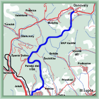 Fahrradstrecken - Donovaly - Bánská Bystrica