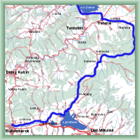 Fahrradstrecken - Radmagistrale Oravská