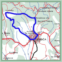 Fahrradstrecken - Zu Brezová