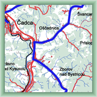 Fahrradstrecken - Radmagistrale Kysucká - Kysucko - Teil von Orava