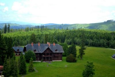 Hütte unter Belianské Tatry