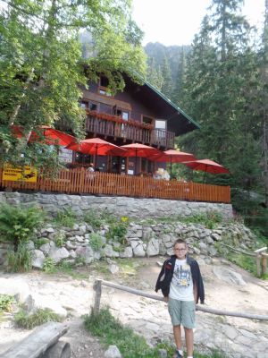 Hütte unter Belianské Tatry