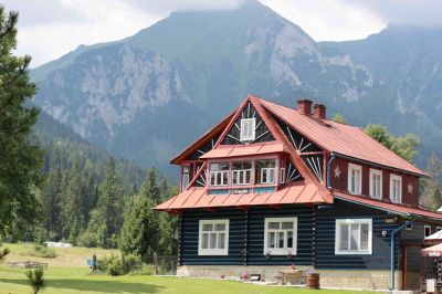 Hütte unter Belianské Tatry